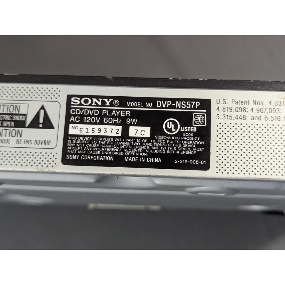 Sony dvp ns57p